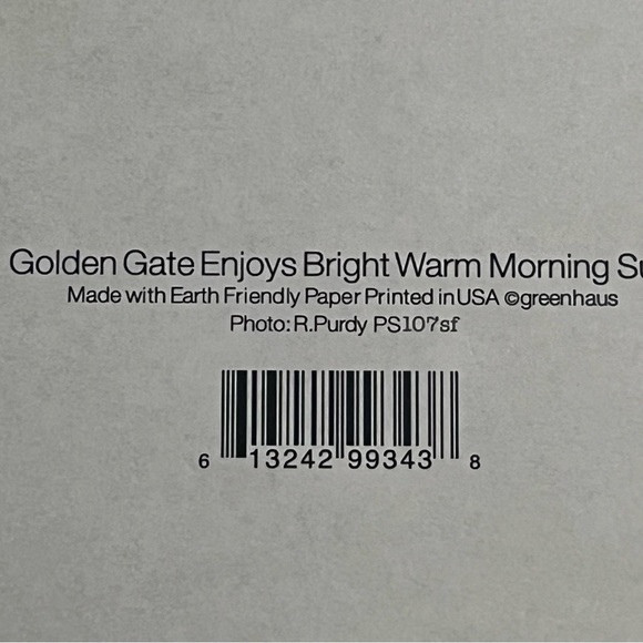 San Francisco Golden Gate Bridge Print Photo New In Plastic 8 1/2 X 11 - Picture 3 of 7